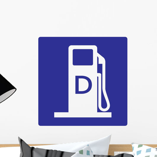Diesel Fuel Symbol Sign Wall Decal