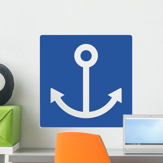 Marina Symbol Sign Wall Decal