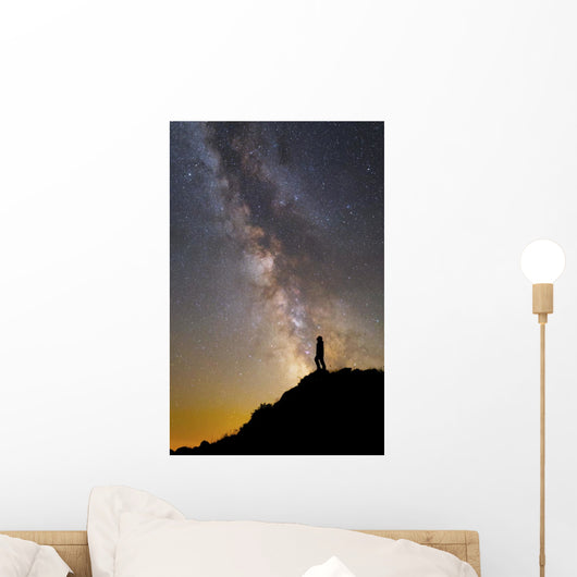 Man Mountain under Milky Wall Decal