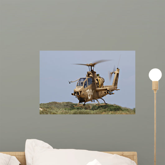 Ah-1s Tzefa Attack Helicopter Wall Decal Design 9