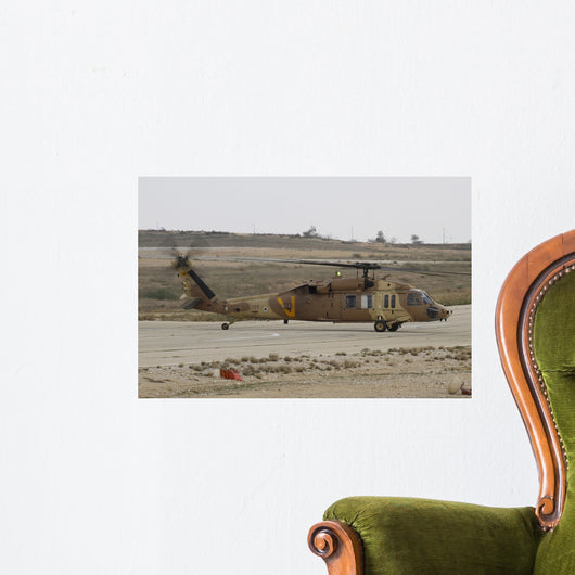 Uh-60a Yanshuf Helicopter Israeli Wall Decal