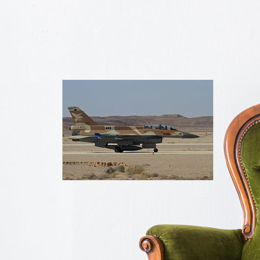 F-16d Barak Israeli Air Wall Decal Design 4