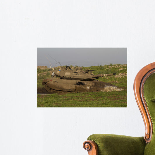 Israel Defense Force Merkava Wall Decal Design 28