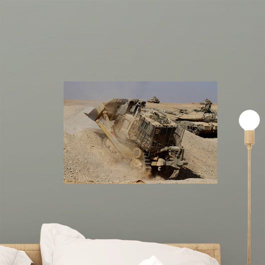 Israel Defense Force Caterpillar Wall Decal