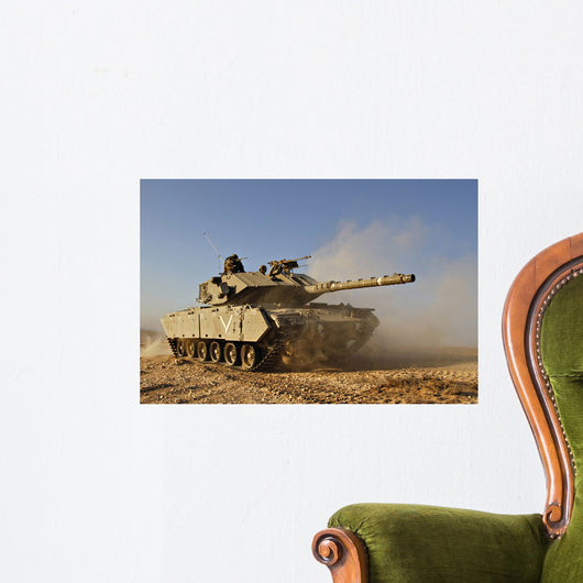 Israel Defense Force Magach Wall Decal Design 4