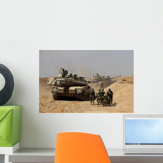 Israel Defense Force Merkava Wall Decal Design 3