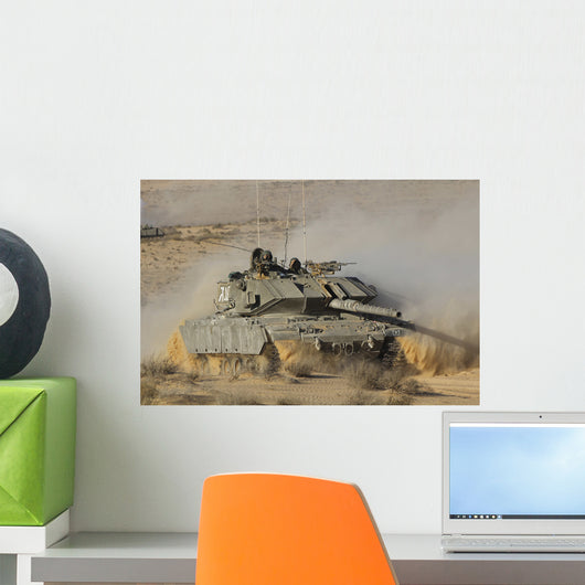 Israel Defense Force Magach Wall Decal Design 2