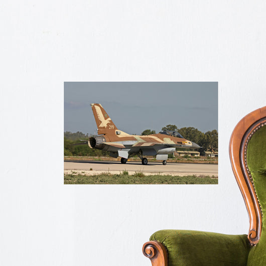 F-16a Netz Israeli Air Wall Decal Design 2