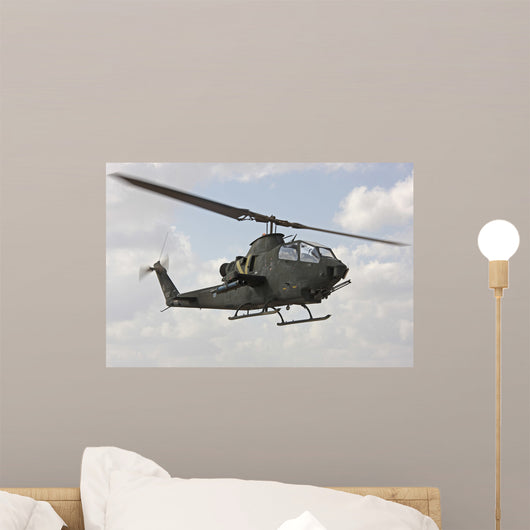 Ah-1s Tzefa Attack Helicopter Wall Decal Design 1