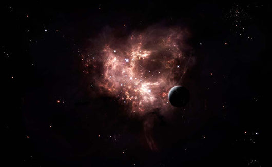 Emission Nebula Is Viewed Wall Decal