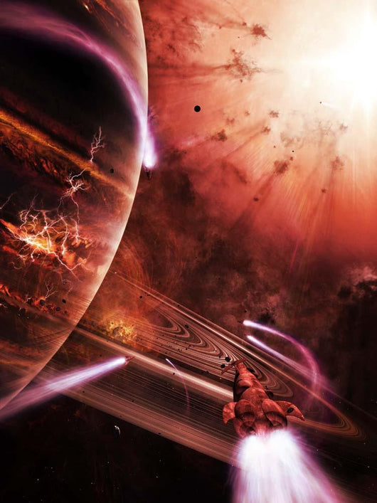 Starships Hone Their Skills Wall Decal