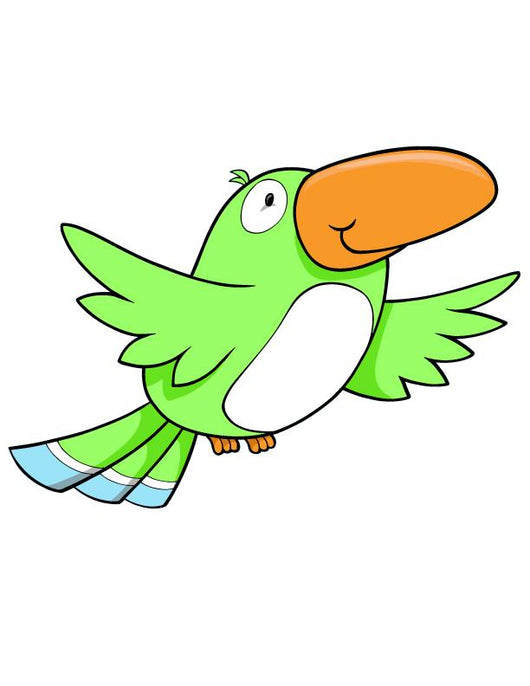 Cute Little Toucan Bird Wall Decal