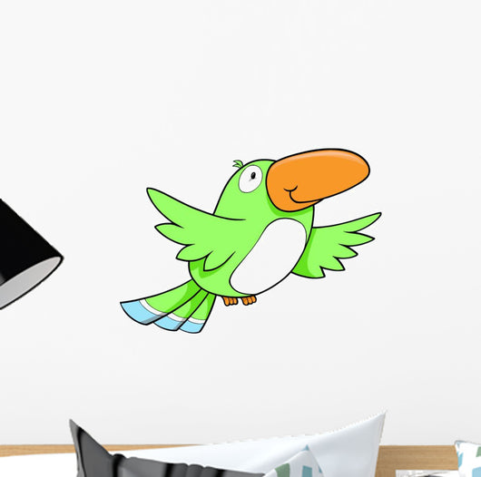 Cute Little Toucan Bird Wall Decal