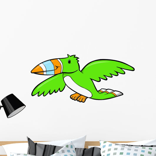 Cute Little Baby Toucan Wall Decal