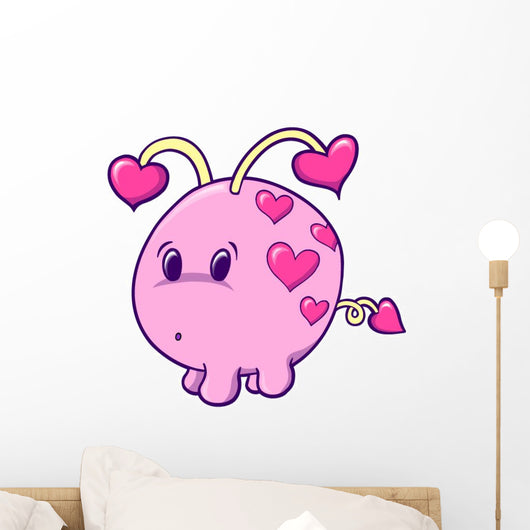 Weird Little Love Bug Wall Decal