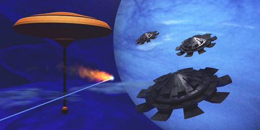 Meteor Flies past Space Wall Decal