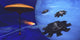 Meteor Flies past Space Wall Decal