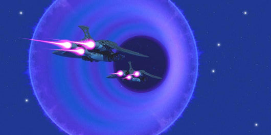 Spaceships Enter Wormhole Outer Wall Decal
