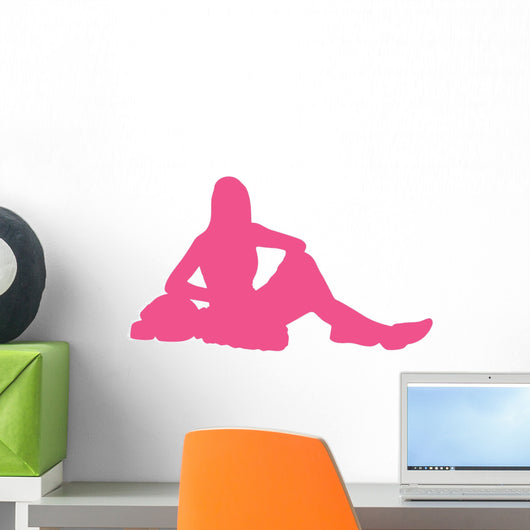 Hot Pink Varsity Cheer Wall Decal
