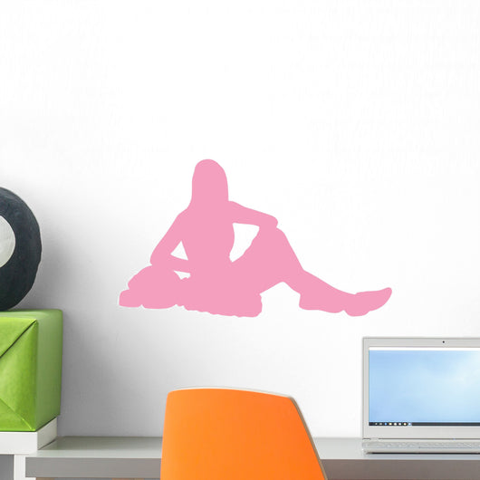 Pink Varsity Cheer Wall Decal