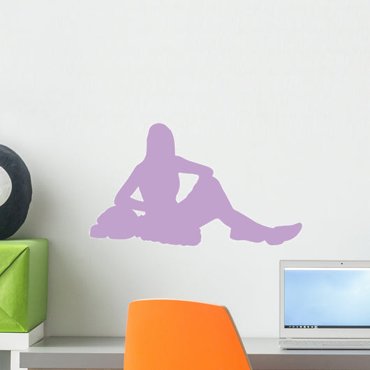 Purple Varsity Cheer Wall Decal