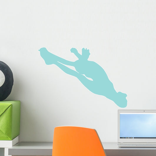 Cheer Silhouette Style Light Wall Decal