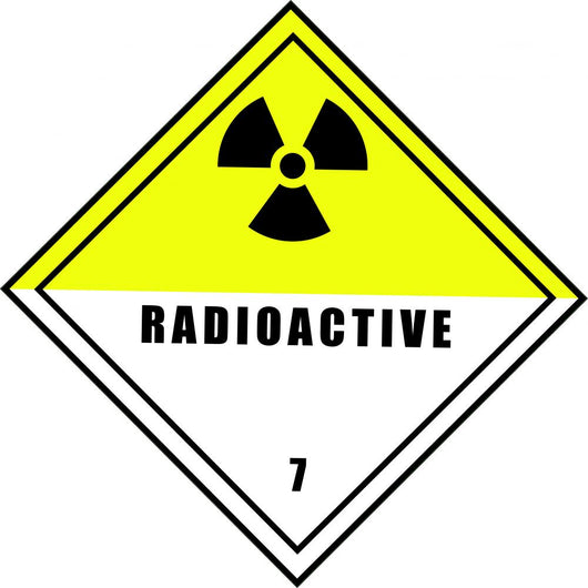 Chemical Sign Radioactive Diamond Wall Decal