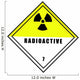 Chemical Sign Radioactive Diamond Wall Decal