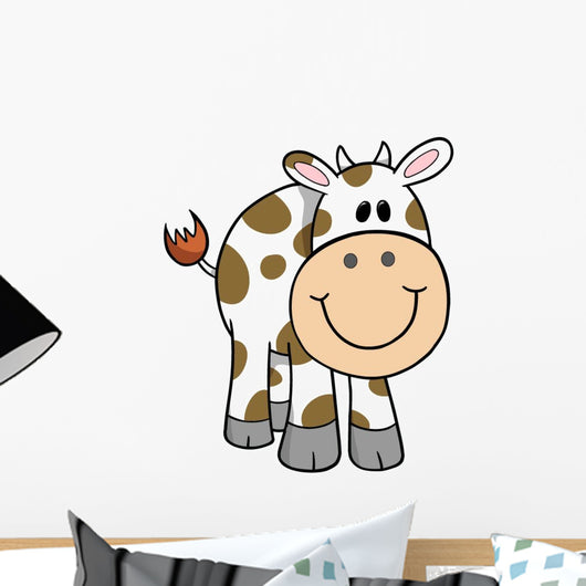 Cute Little Cow Wall Decal