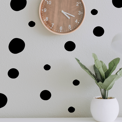 Irregular Polka Dot Wallpaper Sticker Set