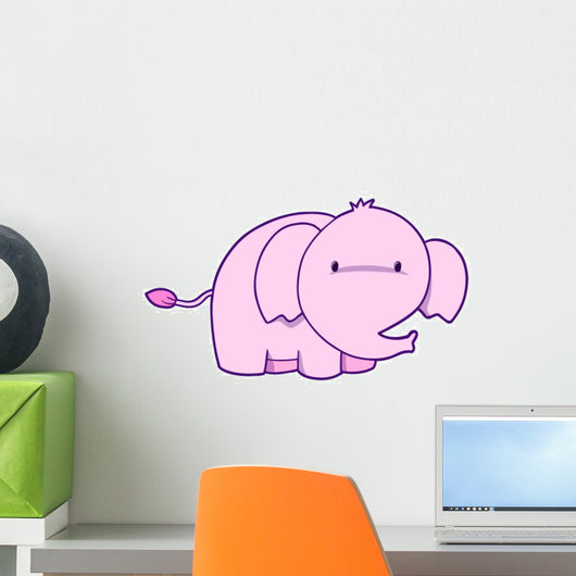 Cute Pink Little Baby Wall Decal