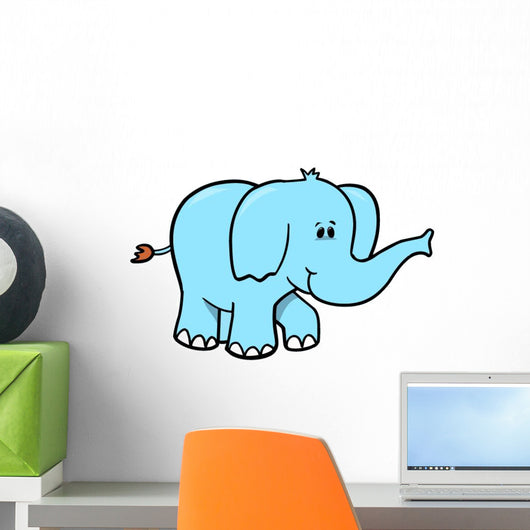 Cute Little Blue Baby Wall Decal