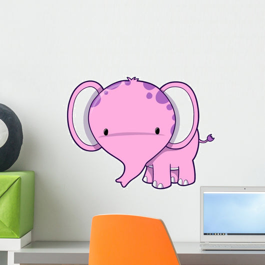 Cute Little Pink Baby Wall Decal