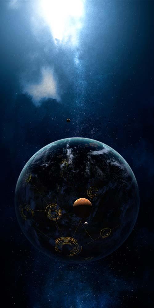 Extraterrestrial Civilization Has Lit Wall Decal