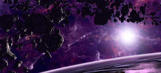 Artist's Concept Asteroid Field Wall Decal
