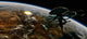 Space Station Orbits Terrestrial Wall Decal