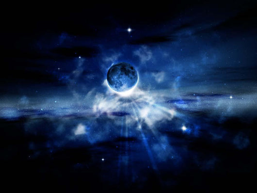 Digitally Generated Image Planet Wall Decal