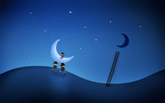 Illustration Cartoon Characters Stealing Wall Decal