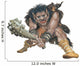 Troll Swinging Club Wall Decal