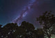 Milky Way above Live Wall Decal Design 1