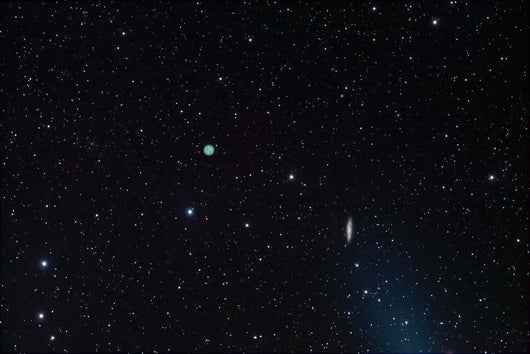 M108 Galaxy and M97 Wall Decal