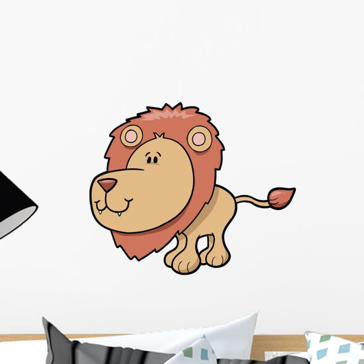Cute Little Baby Lion Wall Decal