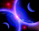 Red Stars and Blue Wall Decal