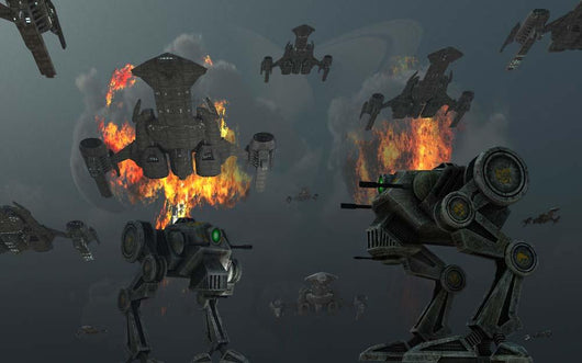 Artist's Concept Futuristic Weapons Wall Decal