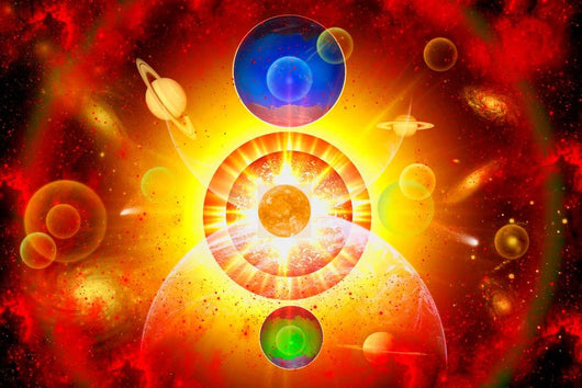 Creation New Solar System Wall Decal
