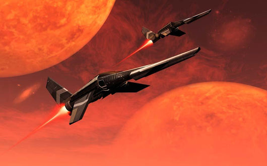 Star Fighters Routine Space Wall Decal Design 1