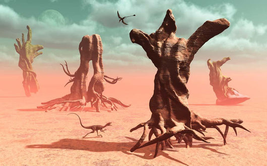 Surreal Look Petrified Prehistoric Wall Decal