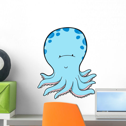 Cute Little Octopus Wall Decal