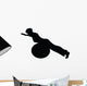 Aerobic Fitness Silhouette Wall Decal