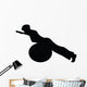 Aerobic Fitness Silhouette Wall Decal